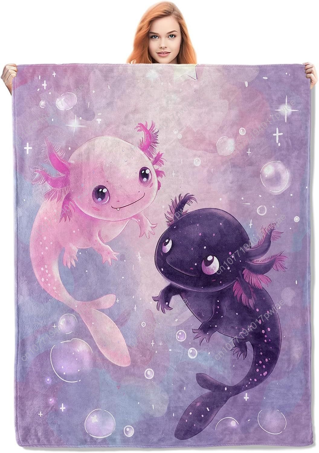 Home Of Textiles - Manta Axolotl, lindas mantas de franela