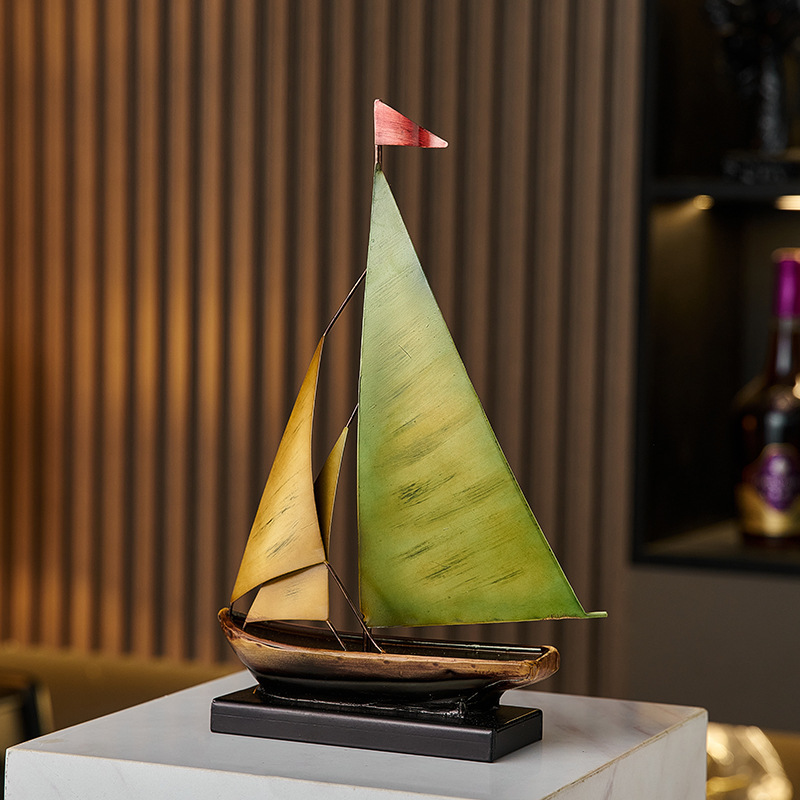 Xt Home Textiles - Adorno Creativo de Barco de Vela,