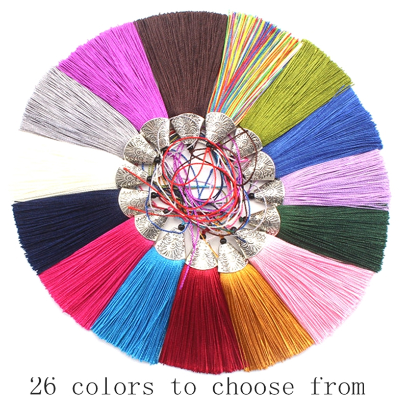 Home Ec Textiles - Borlas de seda de cuerda colgante,