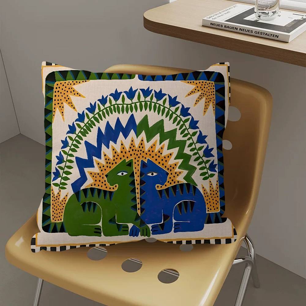Funda de cojín con diseño de t - Home Textiles Egypt reseña y precio