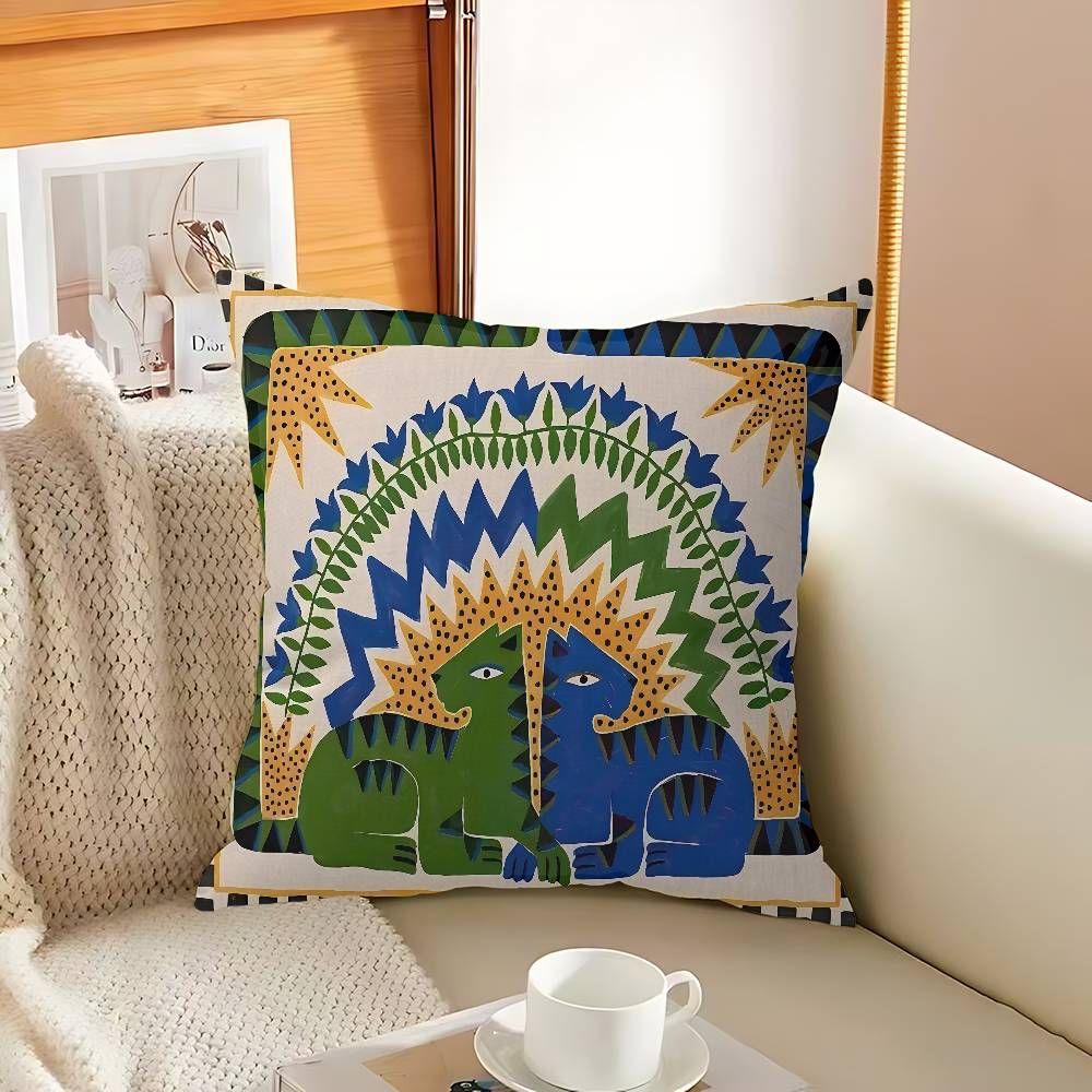 Funda de cojín con diseño de t - Home Textiles Egypt reseña y precio