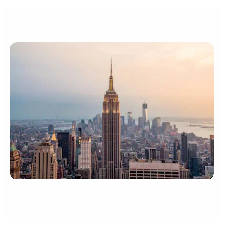Felpudo moderno de la ciudad d - Home Textiles New York reseña y precio