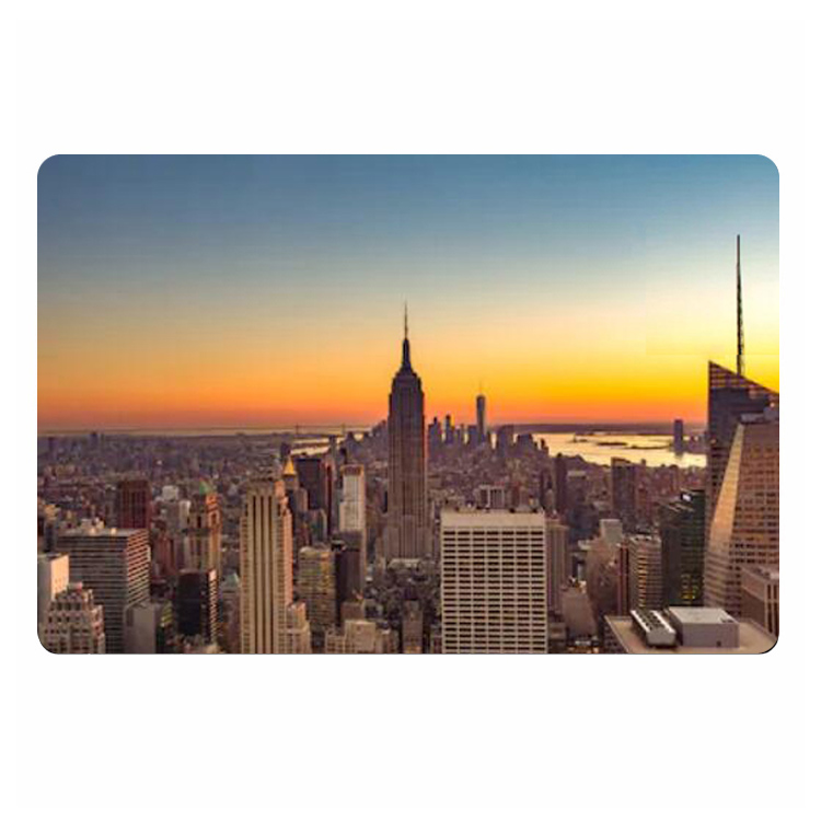 Felpudo moderno de la ciudad d - Home Textiles New York reseña y precio