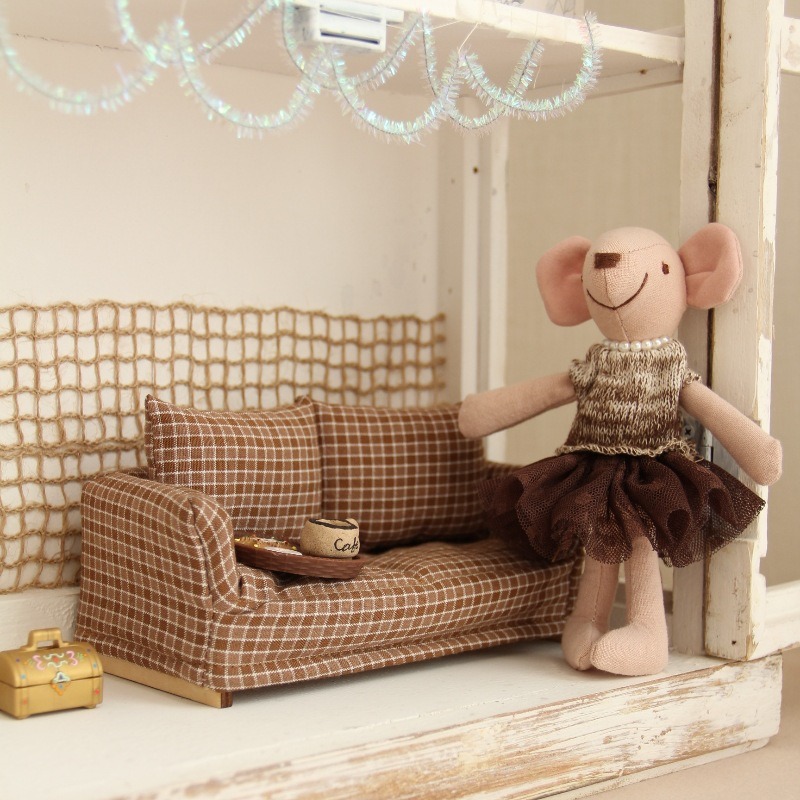 Sofá en miniatura Vintage de t - Vintage Home Textiles reseña y precio