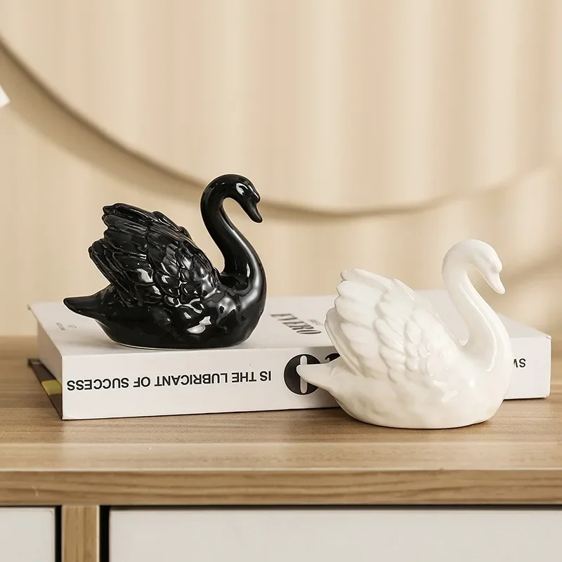 Pareja cisne joyería de cerámi - Xt Home Textiles reseña y precio