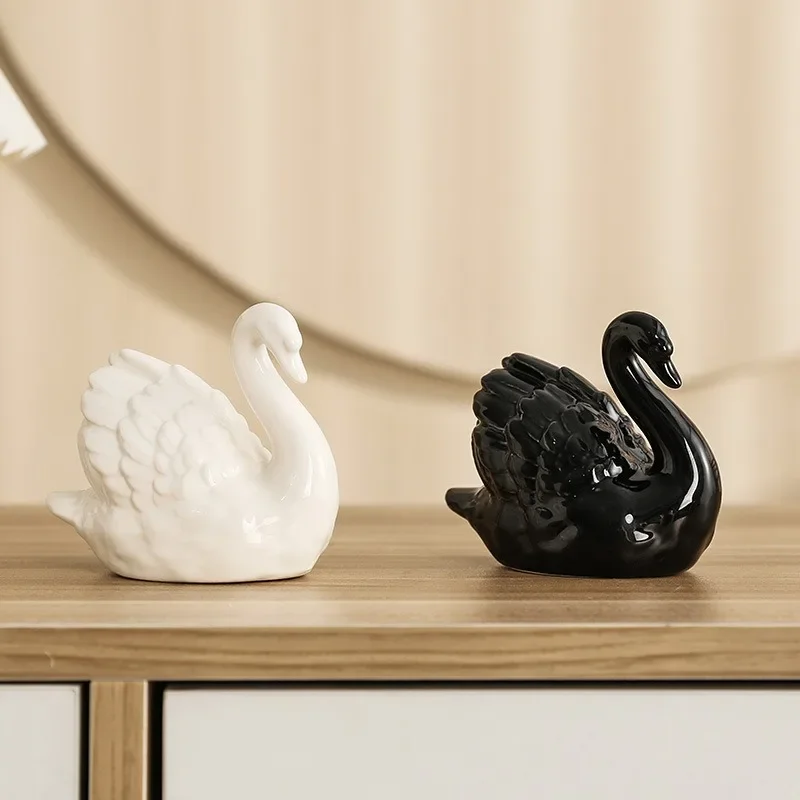 Pareja cisne joyería de cerámi - Xt Home Textiles reseña y precio