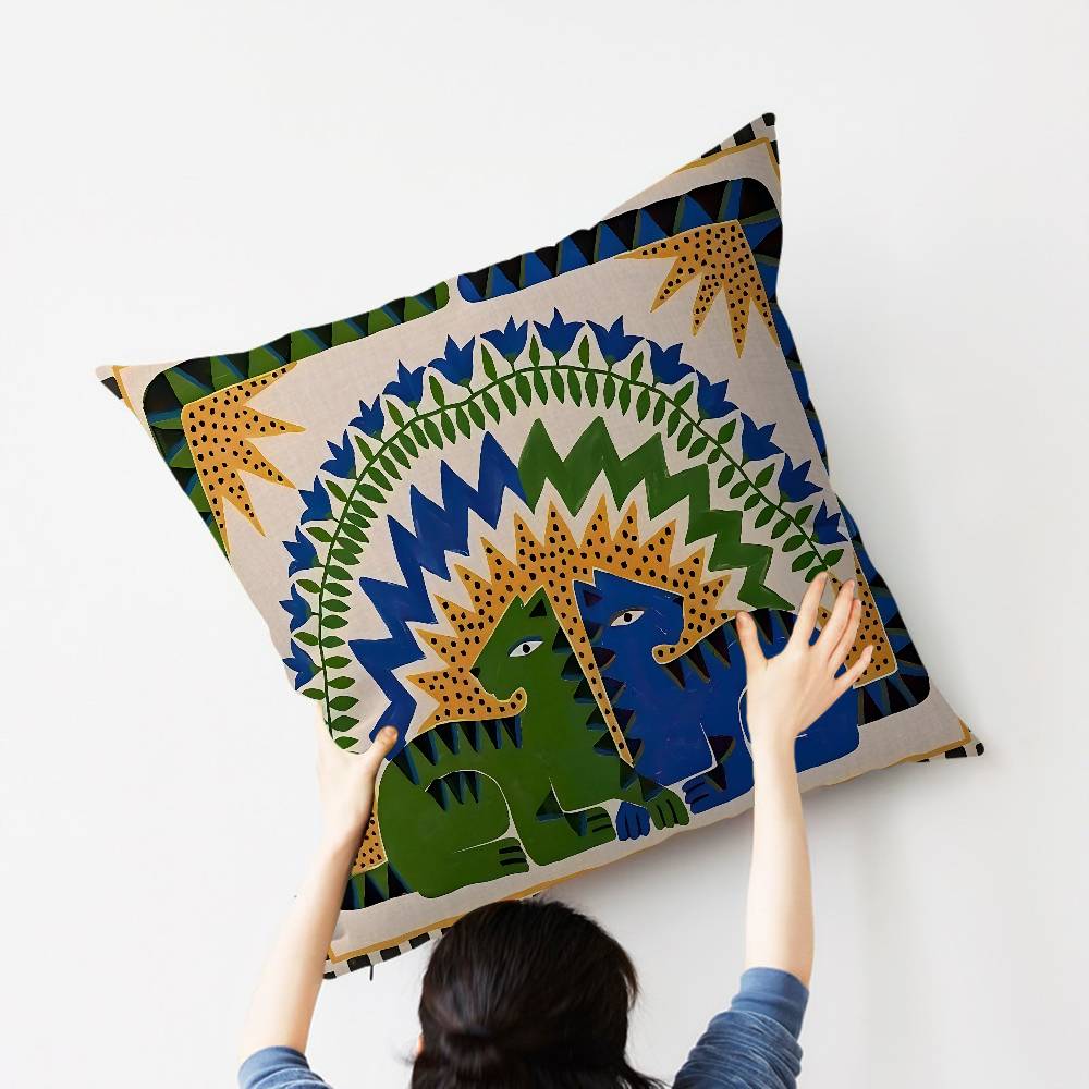 Funda de cojín con diseño de t - Home Textiles Egypt reseña y precio