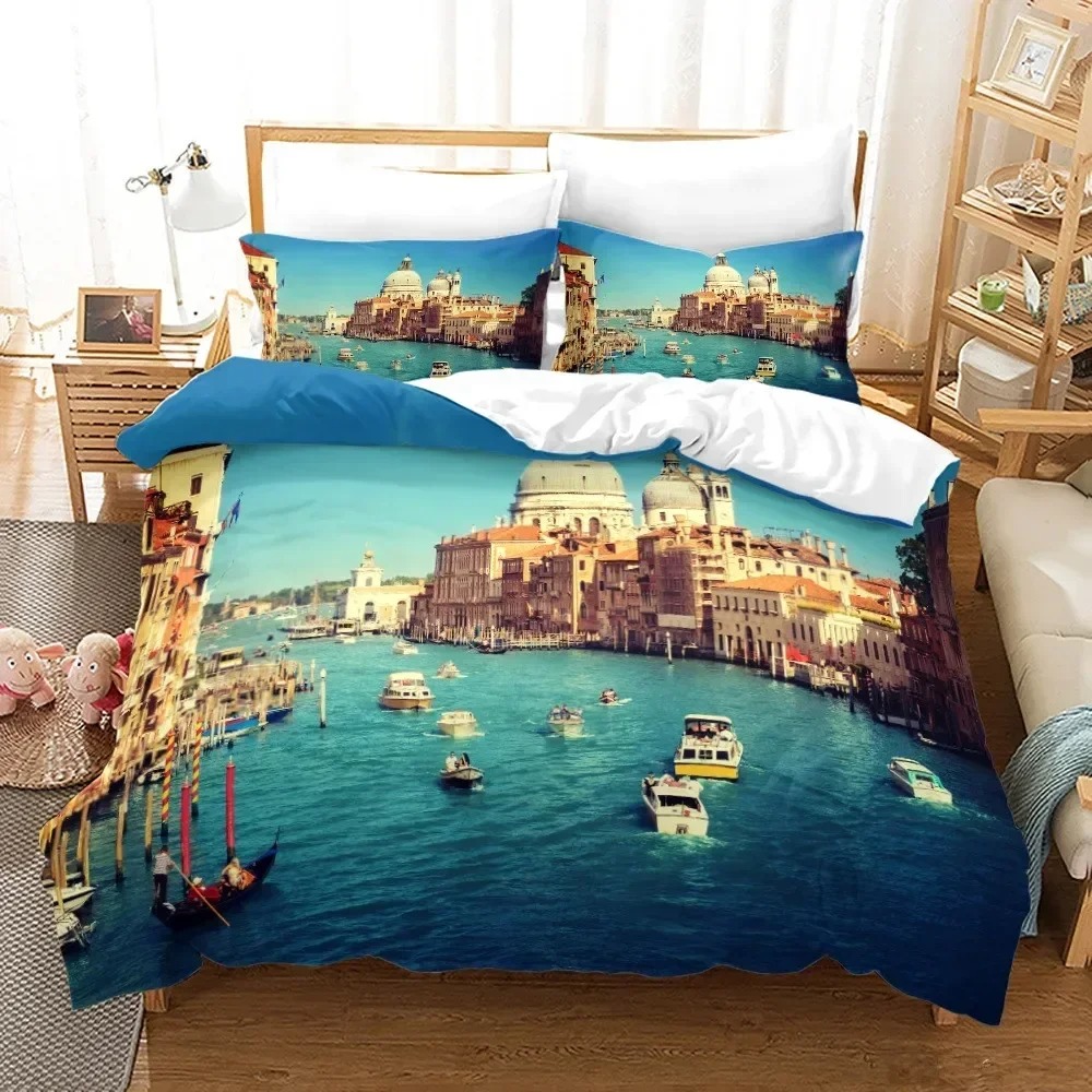 Juego de cama con vista noctur - Home Textiles New York reseña y precio