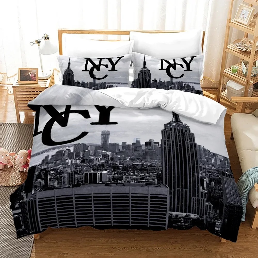 Juego de cama con vista noctur - Home Textiles New York reseña y precio