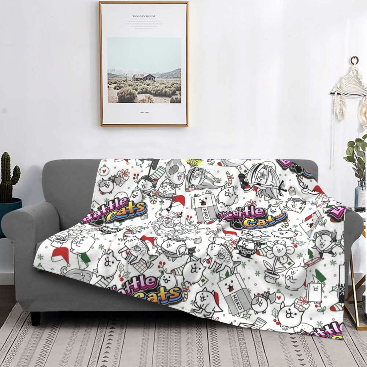 Mantas de juego de gatos de ba - Home Textiles Super Soft reseña y precio