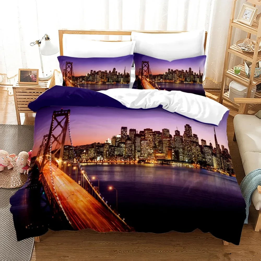 Juego de cama con vista noctur - Home Textiles New York reseña y precio