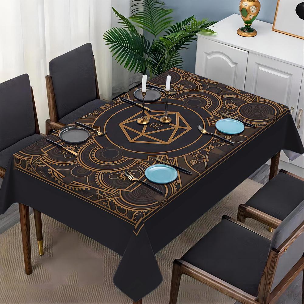 Mantel con diseño de engranaje - Home Of Textiles reseña y precio