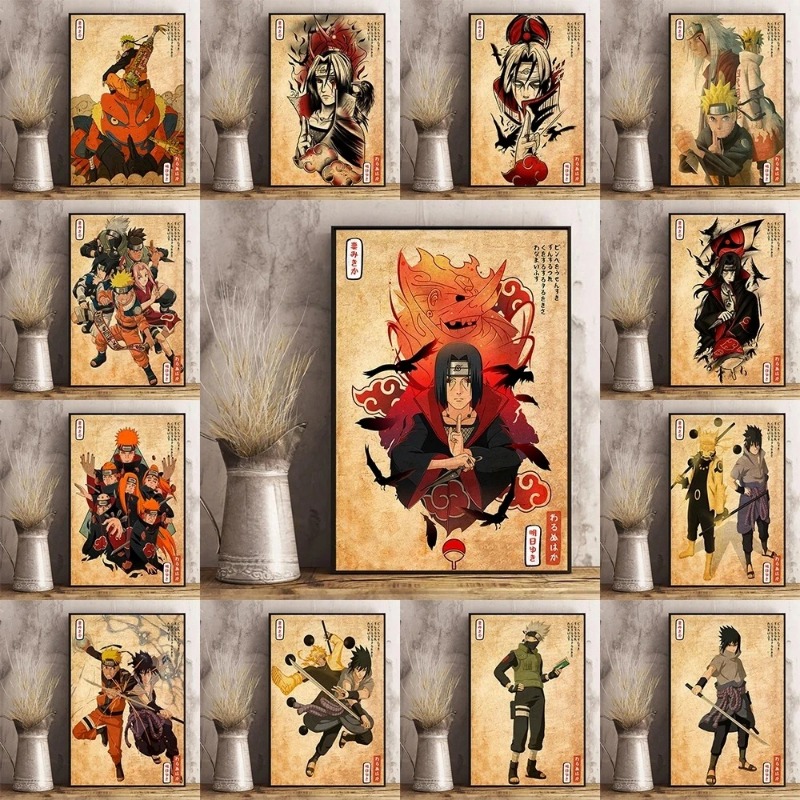 Póster de Naruto de Anime japo - Xt Home Textiles reseña y precio