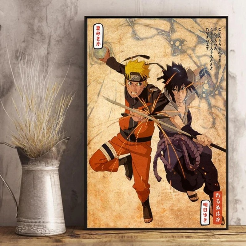 Póster de Naruto de Anime japo - Xt Home Textiles reseña y precio