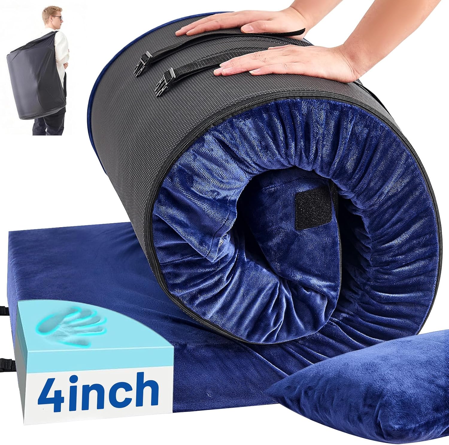 Colchón de espuma viscoelástic - Memory Foam Topper reseña y precio