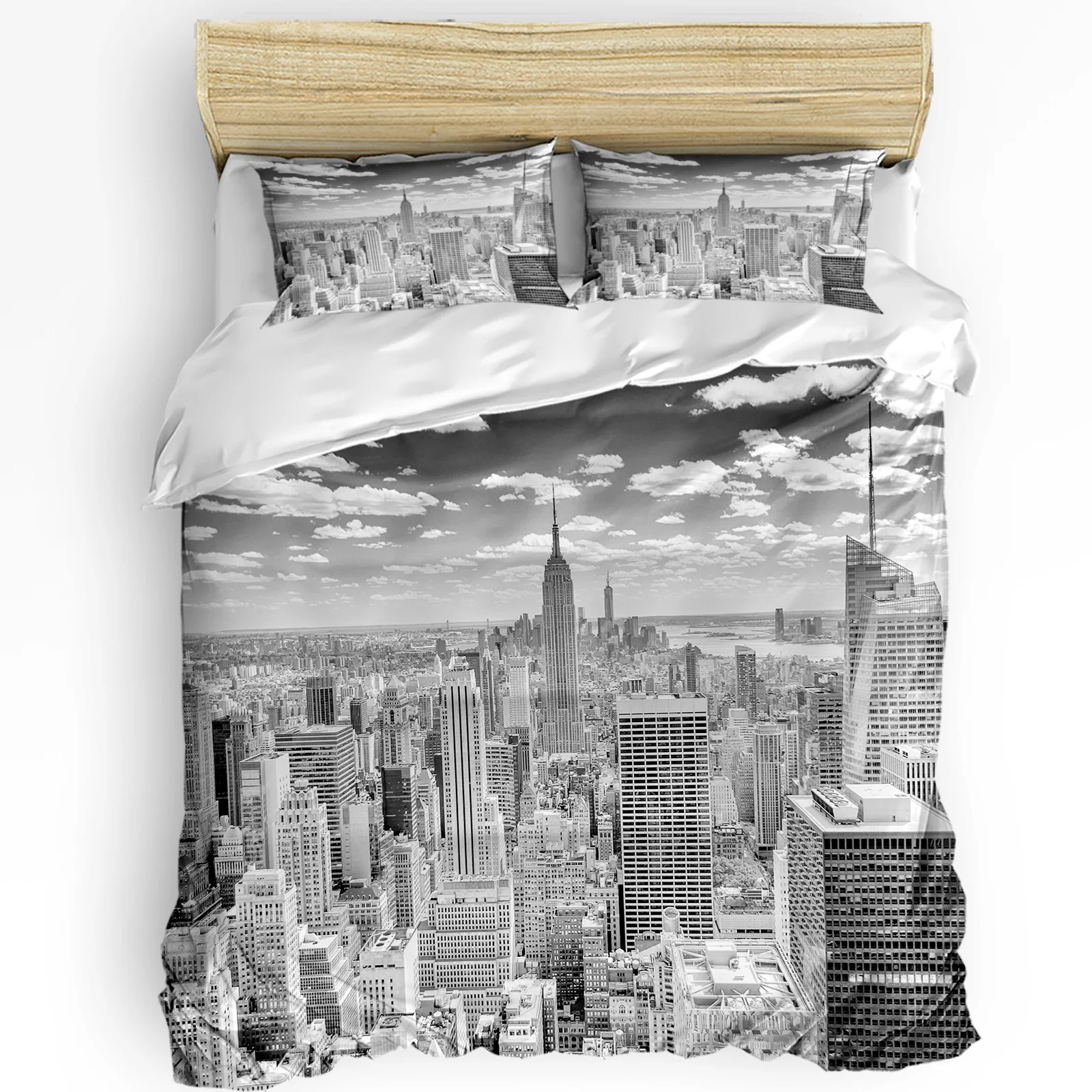 Juego de cama de 3 uds., funda - Home Textiles New York reseña y precio