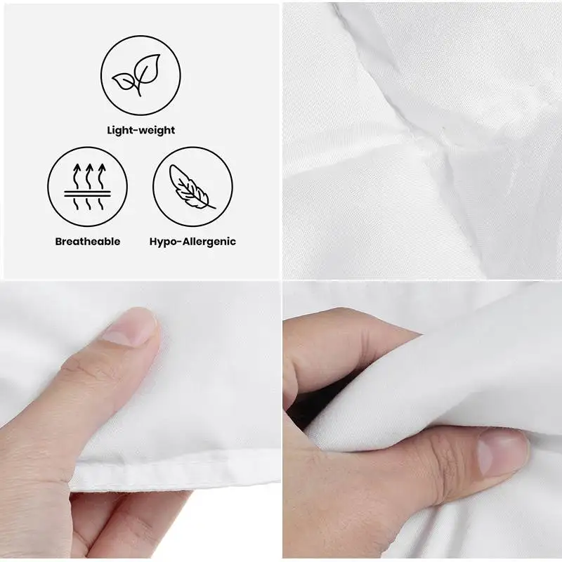 Edredón de plumas de ganso bla - Duvet Insert White reseña y precio