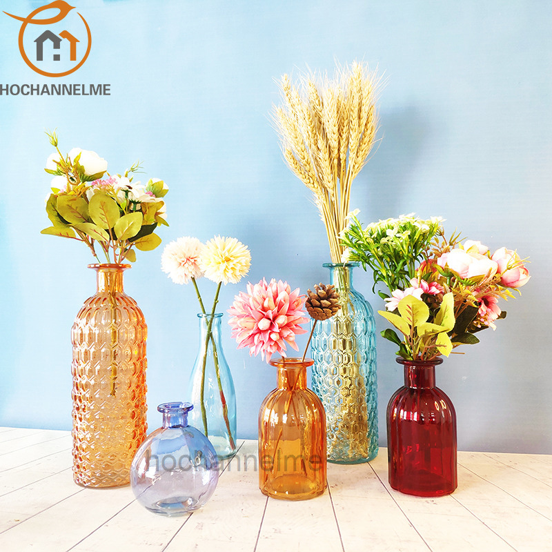 Jarrón de cristal para decorac - Xt Home Textiles reseña y precio