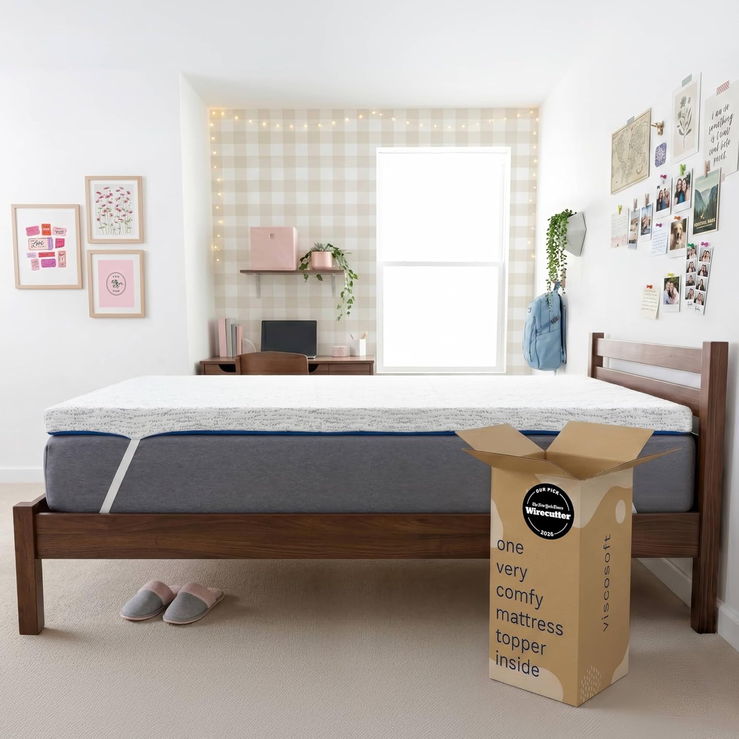 Cubrecolchón de Espuma Viscoel - Memory Foam Topper reseña y precio