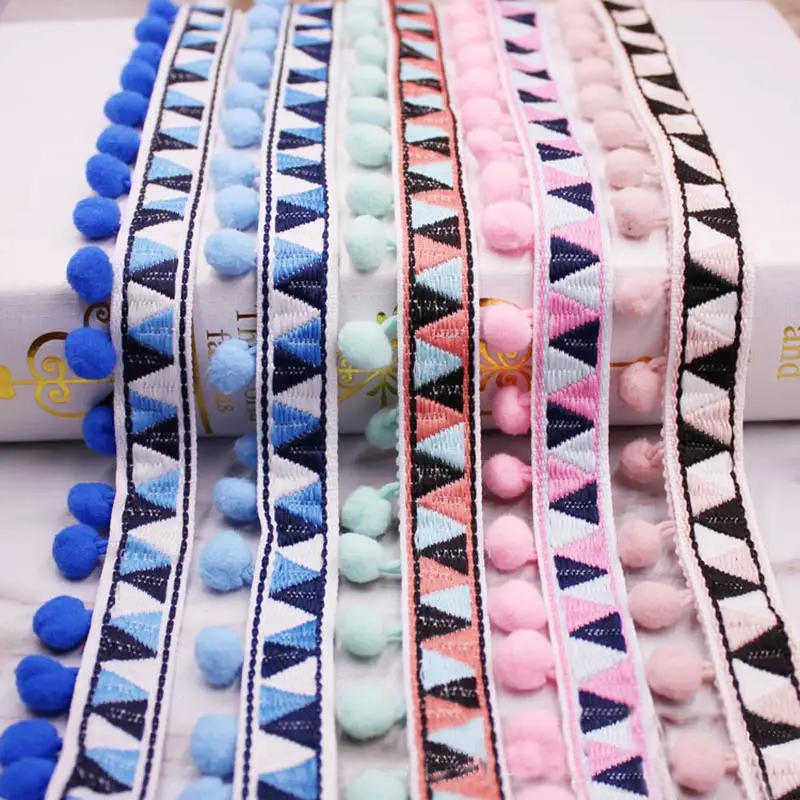 Pompones de encaje de 1 a 10 y - Home Ec Textiles reseña y precio