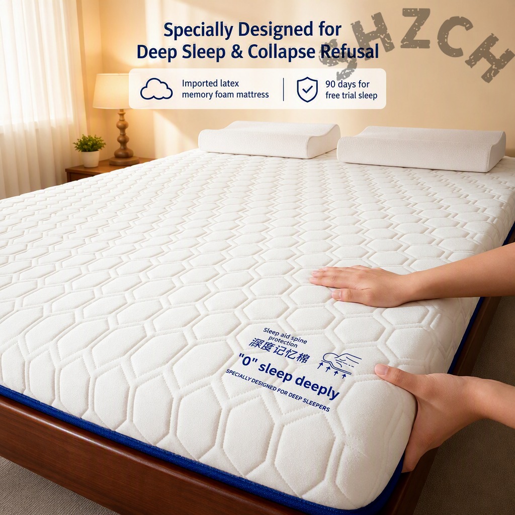 Colchón de látex para cama ind - Memory Foam Topper reseña y precio