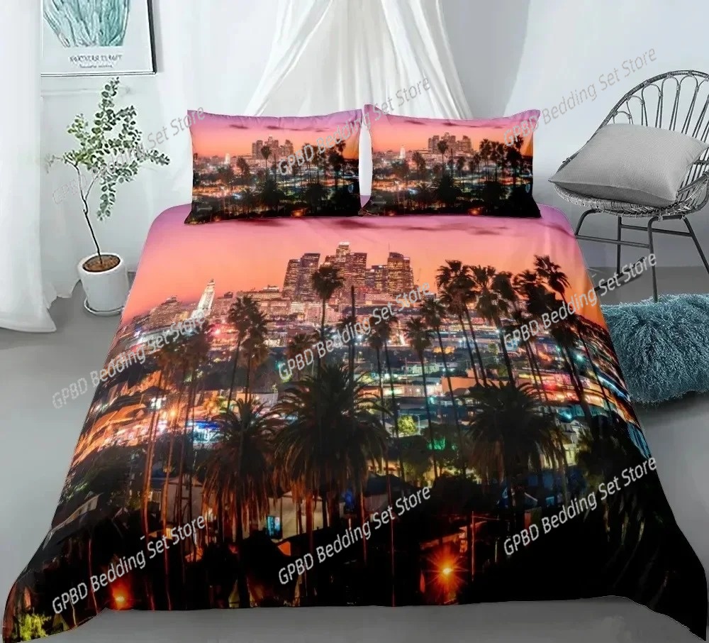 Juego de cama con vista noctur - Home Textiles New York reseña y precio