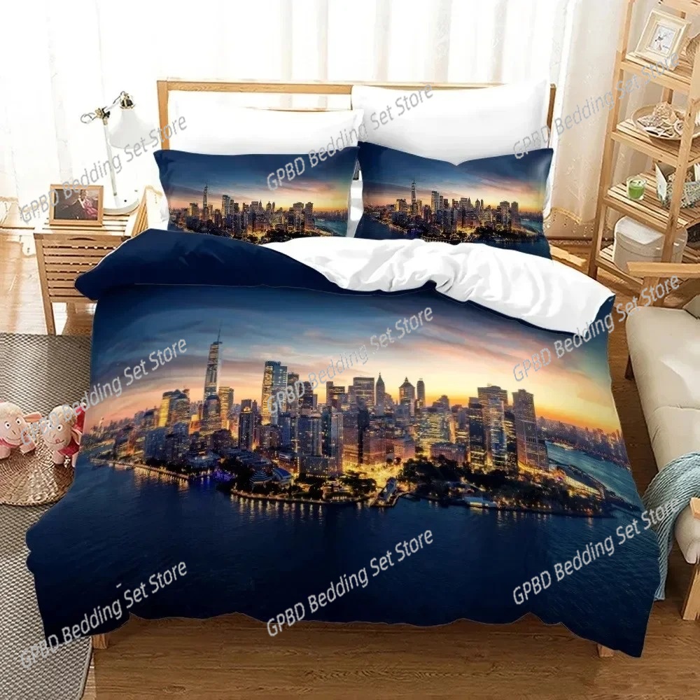 Juego de cama con vista noctur - Home Textiles New York reseña y precio