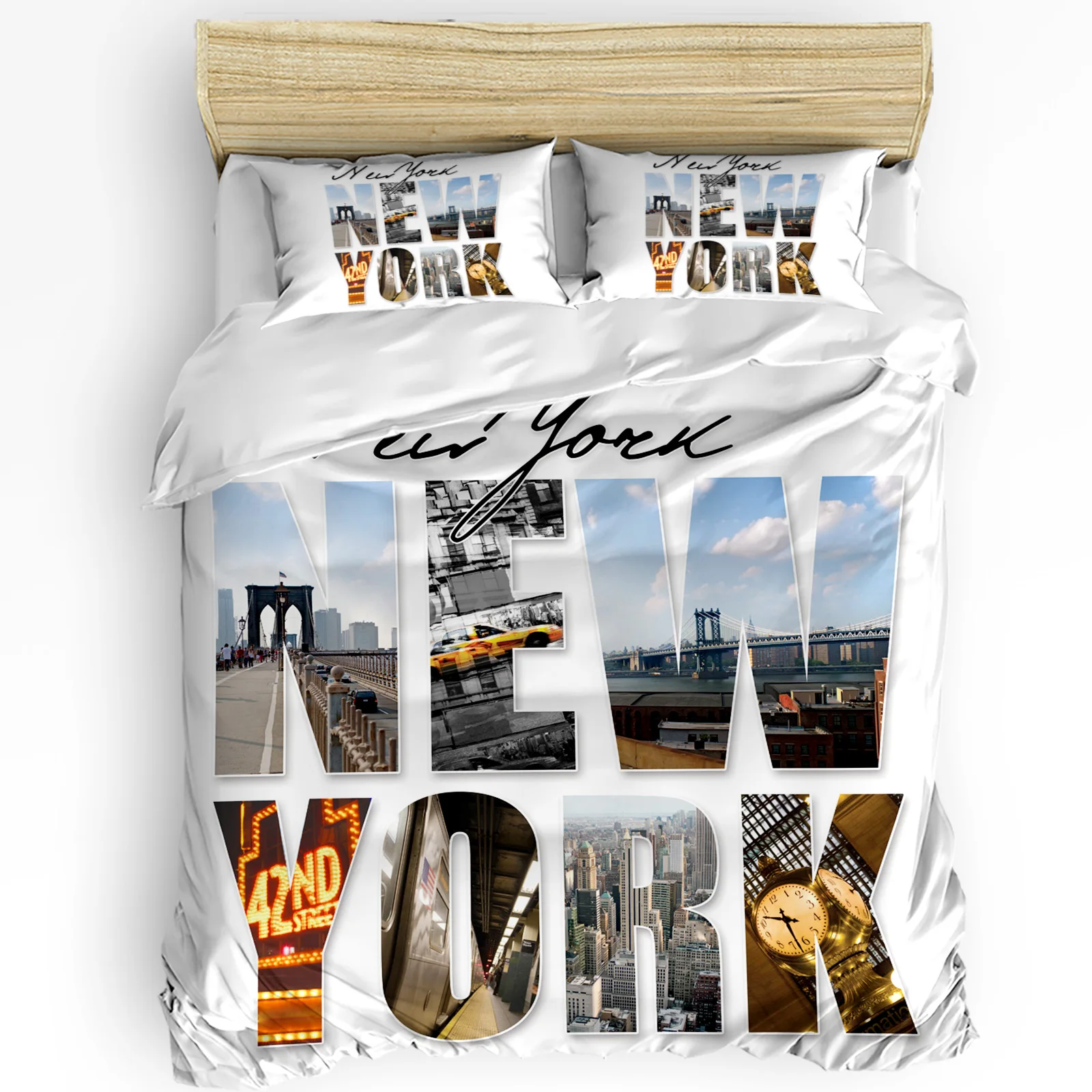 Funda nórdica con paisaje de t - Home Textiles New York reseña y precio
