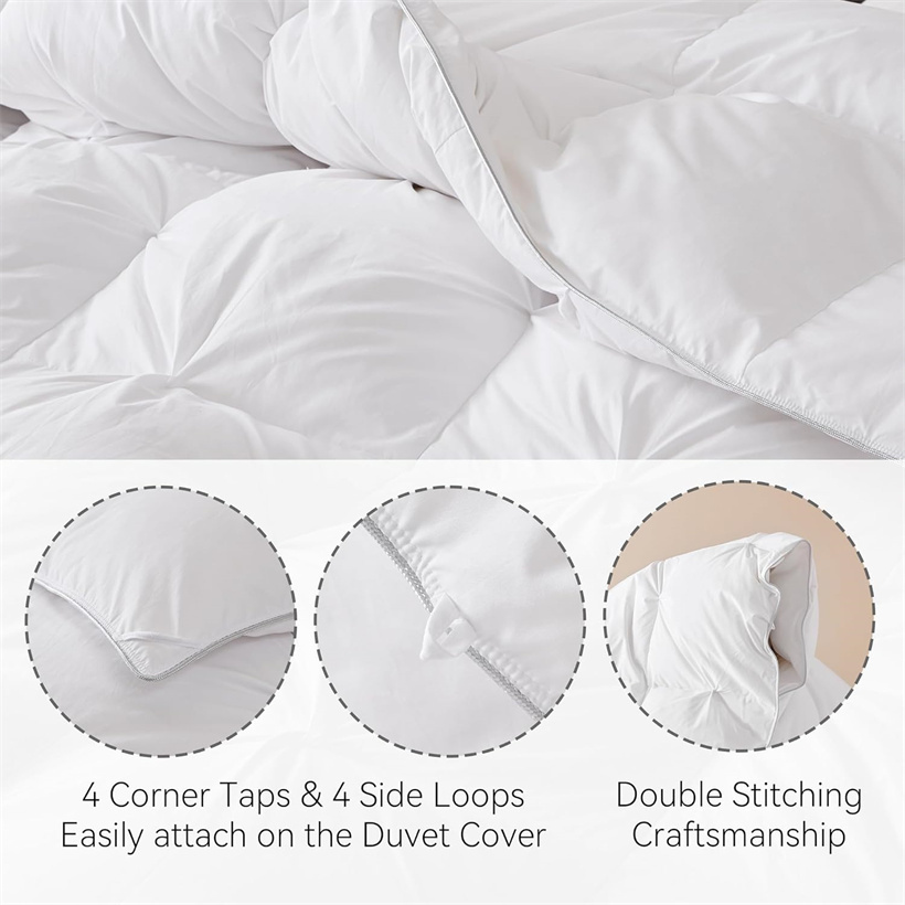 Edredón Dwon de ganso blanco d - Duvet Insert White reseña y precio