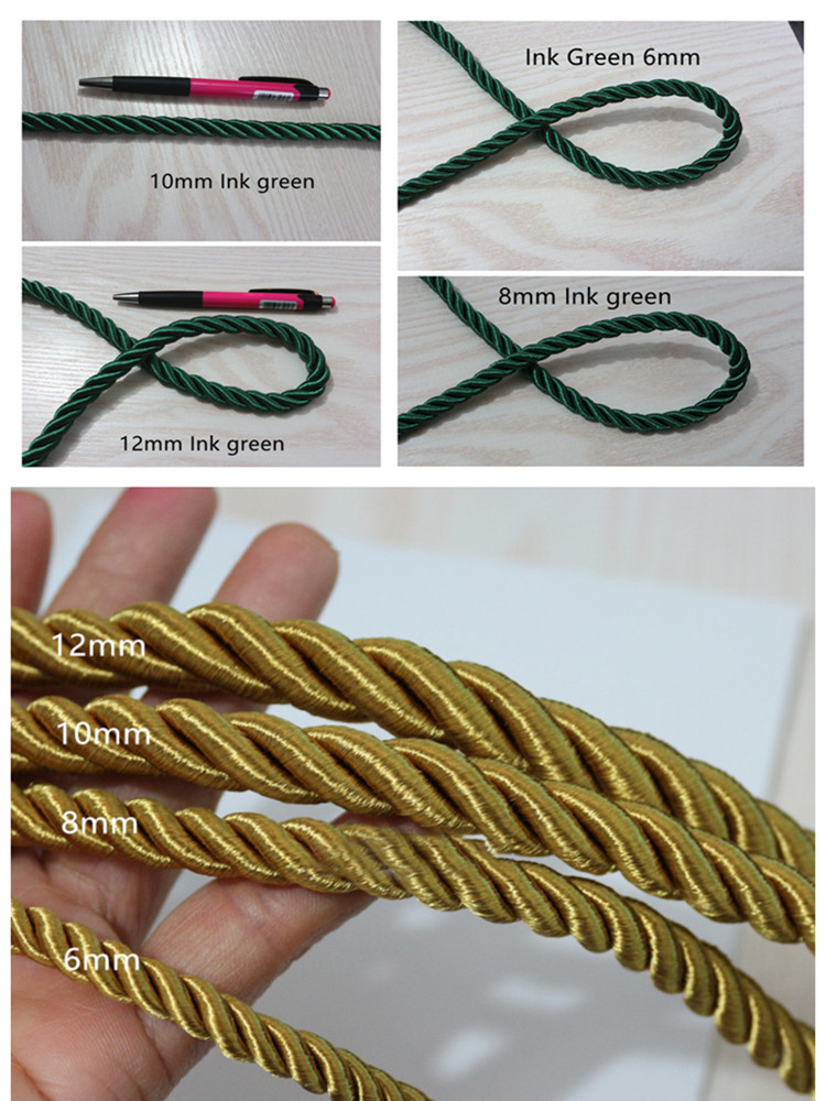 Cuerda trenzada de tres hilos  - Home.Textiles Cushion reseña y precio
