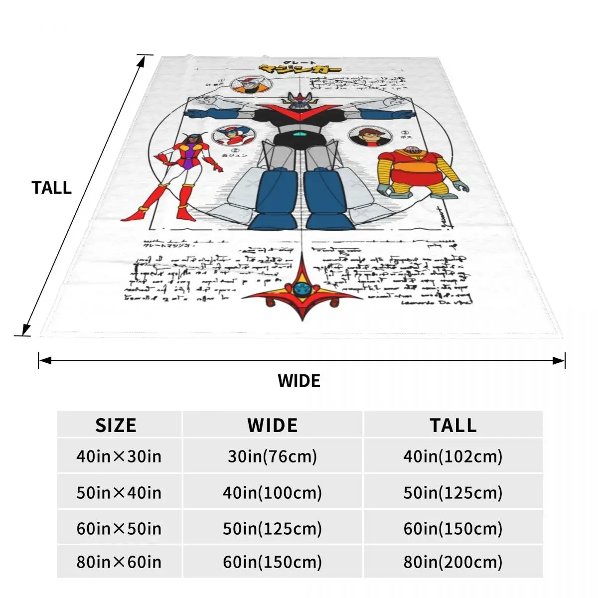 Manta de Terciopelo Mazinger Z - Home Textiles Super Soft reseña y precio